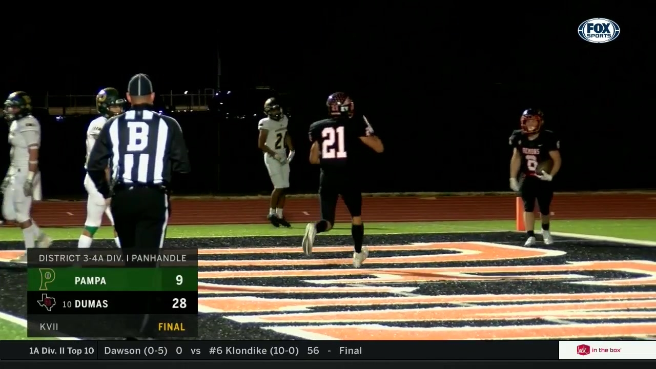 HIGHLIGHTS: Dumas vs Pampa | High School Scoreboard Live
