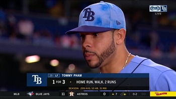 Tommy Pham reflects on his tie-breaking homer and Rays√¢‚Ç¨‚Ñ¢ mentality