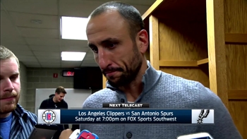 Manu Ginobili talks playing without Tony, win over Jazz