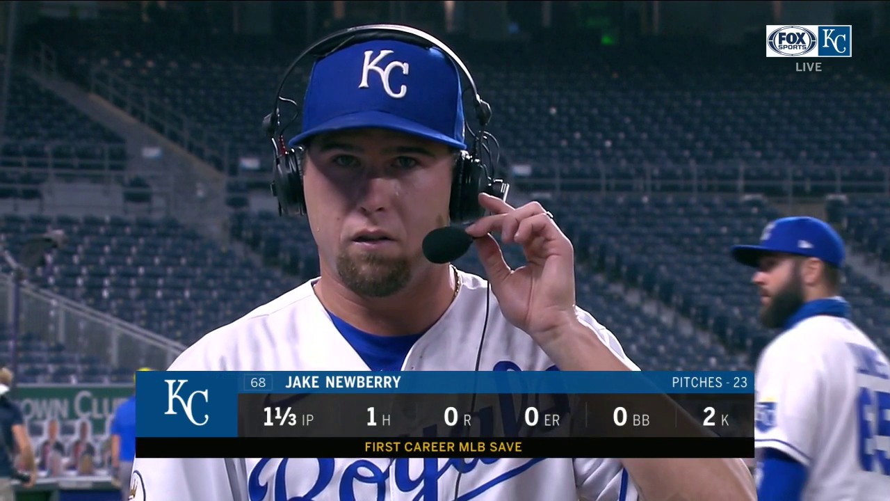 Newberry: 'You've just got to be focused up every pitch' in save situation