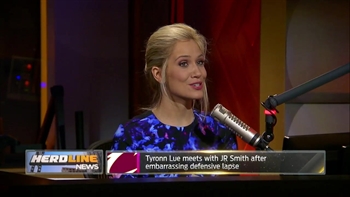 J.R. Smith hugging Jason Terry was embarrassing - Kristine and Colin react | THE HERD