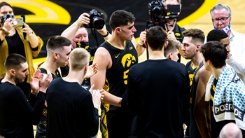 Luka Garza’s No. 55 will be retired, Iowa announces in surprise postgame event