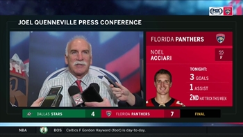 Coach Q on importance of  Panthers wrapping up the 9-game homestand with a W
