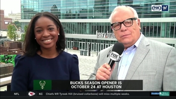 New job a ‘dream come true’ for Bucks sideline reporter Zora Stephenson