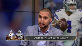 Should the Dallas Cowboys start Dak Prescott and Ezekiel Elliott against the Eagles? | THE HERD