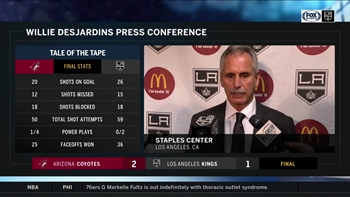 Willie Desjardin wasn't fazed by Dustin Brown's near goal