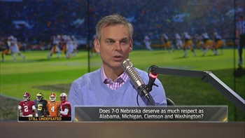 Colin does not care what Nebraska's record is in 2016 - they aren't title contenders | THE HERD