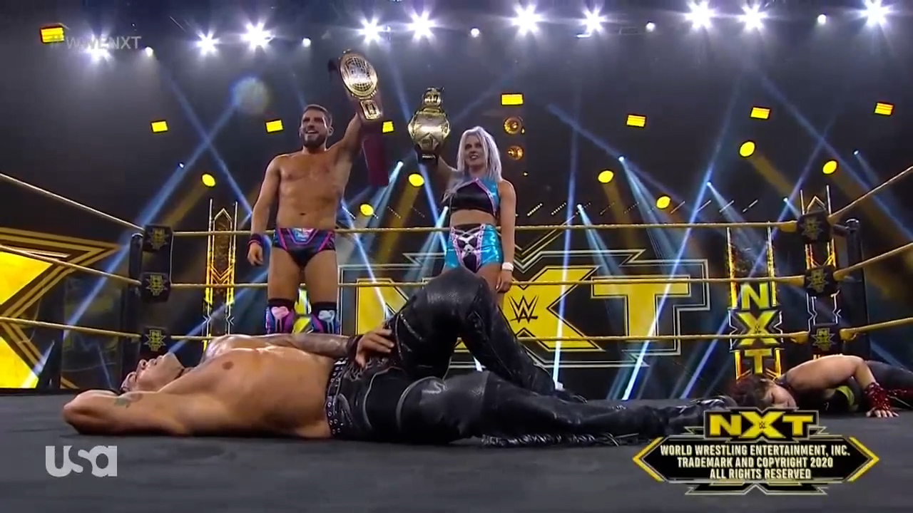 Damian Priest & Io Shirai team up to take on Johnny Gargano & Candice LeRae