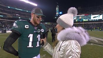 Carson Wentz on pushing Eagles to brink of NFC East title: 'We're a resilient bunch'