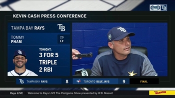 Kevin Cash breaks down how game slipped away from Rays in 9th