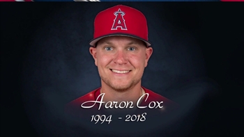 Former Angels prospect Aaron Cox dies at age 24