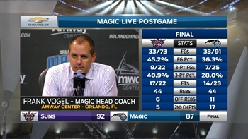 Frank Vogel: We had a number of guys have bad nights