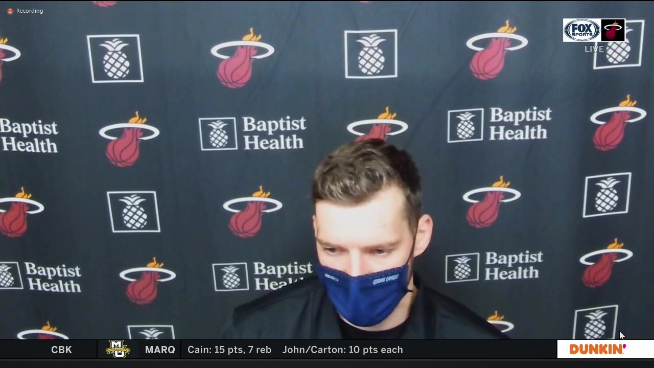 Goran Dragic talks Heat's defense and his role on the team this season after the loss to Orlando
