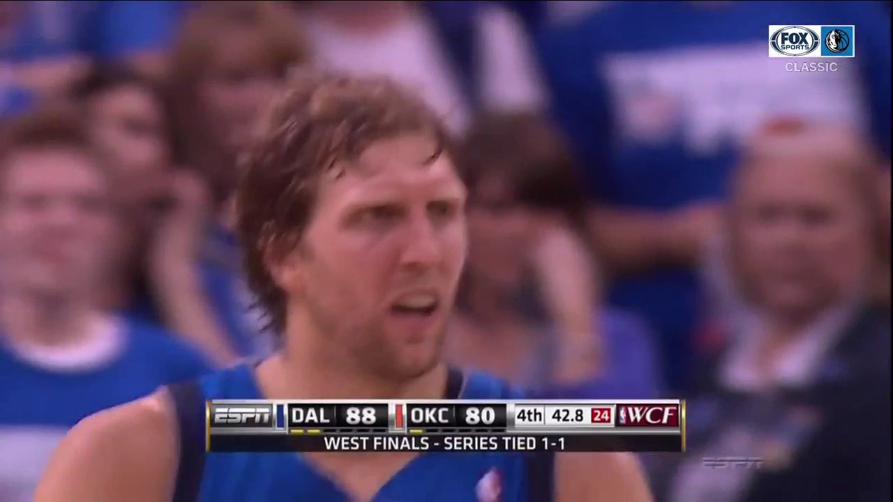 WATCH: Dirk With the CLUTCH Pull Up Jumper | Mavericks CLASSICS