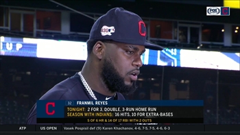 Franmil Reyes is back to hitting home runs and it's because of his time in the batting cages