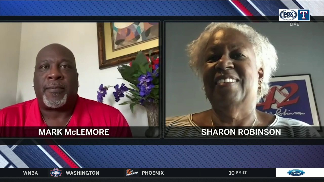 Mark McLemore Talks with Sharon Robinson | Rangers Live