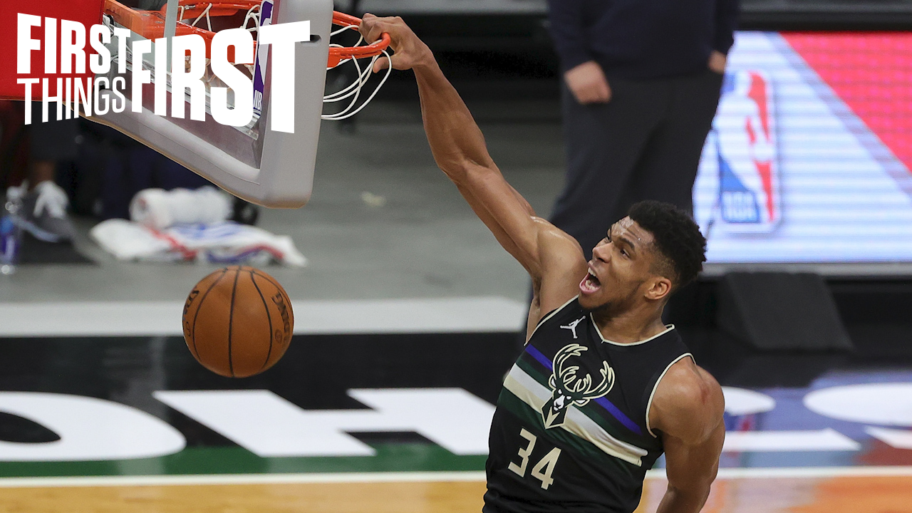 Nick Wright: Giannis Antetokounmpo is ineligible for MVP this year & 76ers will win the East | FIRST THINGS FIRST