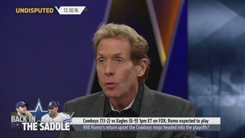 Tony Romo will probably play in Week 17 and Skip Bayless is excited about it | UNDISPUTED