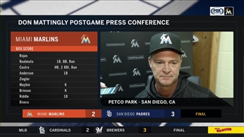 Don Mattingly on Game 3 against Padres
