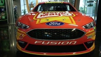 Roush Fenway Racing unveils Matt Kenseth's Oscar Mayer Wienermobile car for Darlington