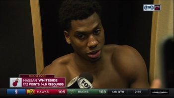 Hassan Whiteside: I'm playing as hard as I can