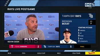 Kevin Cash on Brendan McKay's MLB debut:  'He was fun to watch'