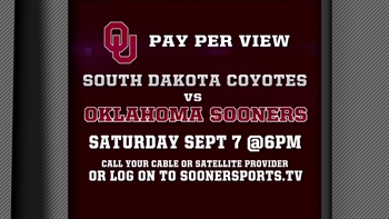 Watch the Oklahoma Sooners Take On South Dakota Today at 6pm Live on PPV