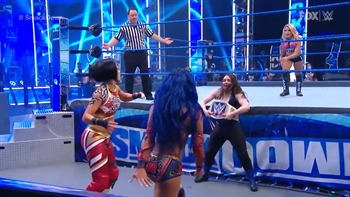 Bayley battles Nikki Cross in Tag Team match ahead of Extreme Rules