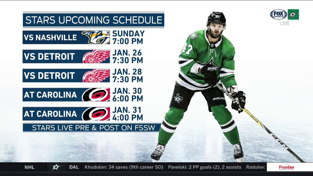 A look at the Stars upcoming schedule | Stars Live