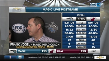 Magic coach Frank Vogel: 'We got a big time win'