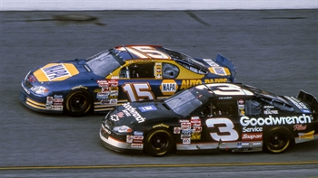 Michael Waltrip remembers his first on-track encounter with Dale Earnhardt
