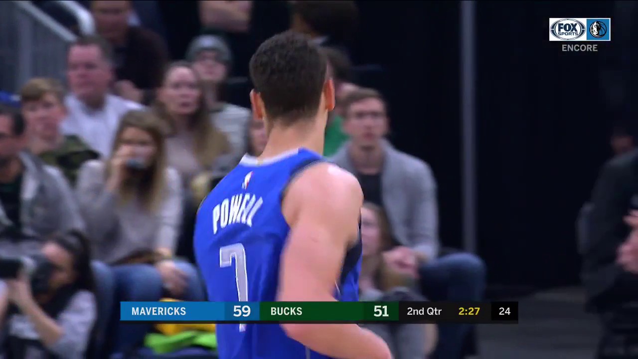 WATCH: Dwight Powell Recovers the Ball, Goes up for 2 | Mavs ENCORE