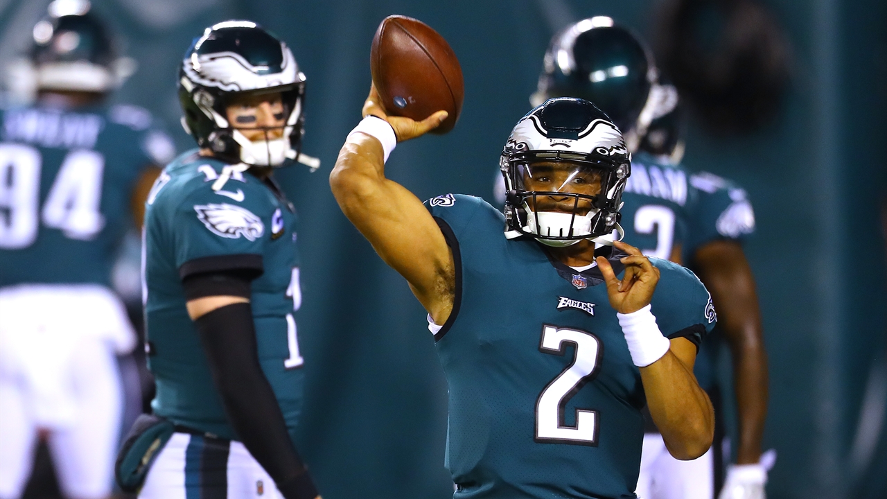 'It's not time to bench Carson Wentz just yet' — Shannon Sharpe on Eagles loss to Seahawks in WK 12 | UNDISPUTED