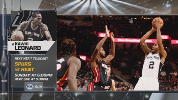 Heat stay at home to host red-hot Spurs