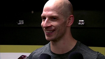 Comeau on scoring his first goal of the season, Win over Vancouver