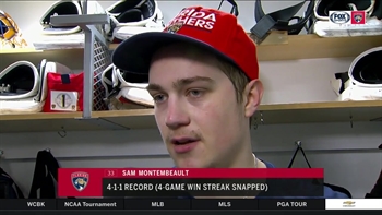 Samuel Montembeault: 'Gibson was really good on the other side'
