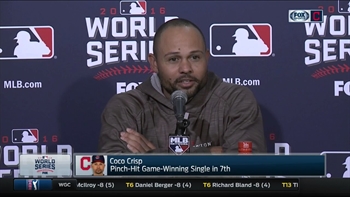 Coco Crisp comments on his clutch pinch-hit RBI single in Game 3