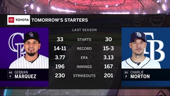 Charlie Morton takes to the hill as Rays try to sweep Rockies