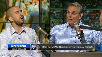 Nick Wright in studio to tell Colin why he is still wrong about Russell Westbrook | THE HERD
