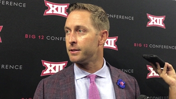 Kingsbury not giving any hints at Texas Tech's 3-way QB race | Big 12 Media Days