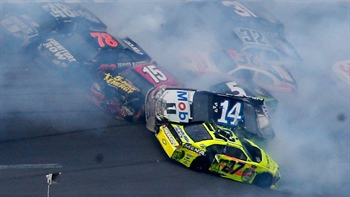 Talladega Superspeedway has a history of incredible finishes