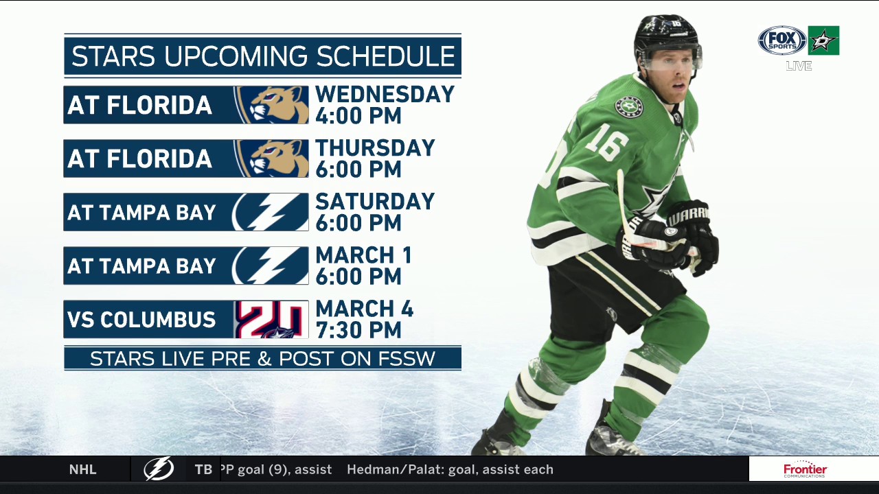 Stars Upcoming Schedule | Stars Live
