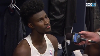 Jonathan Isaac on guarding D'Angelo Russell