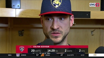 Colton Sceviour on how Panthers were unable to capitalize on chances early in the game