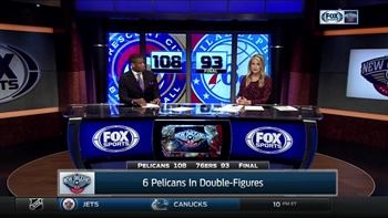 Pelicans Live: Six Pelicans in double-figures
