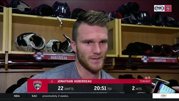 Jonathan Huberdeau on Panthers' effort falling short