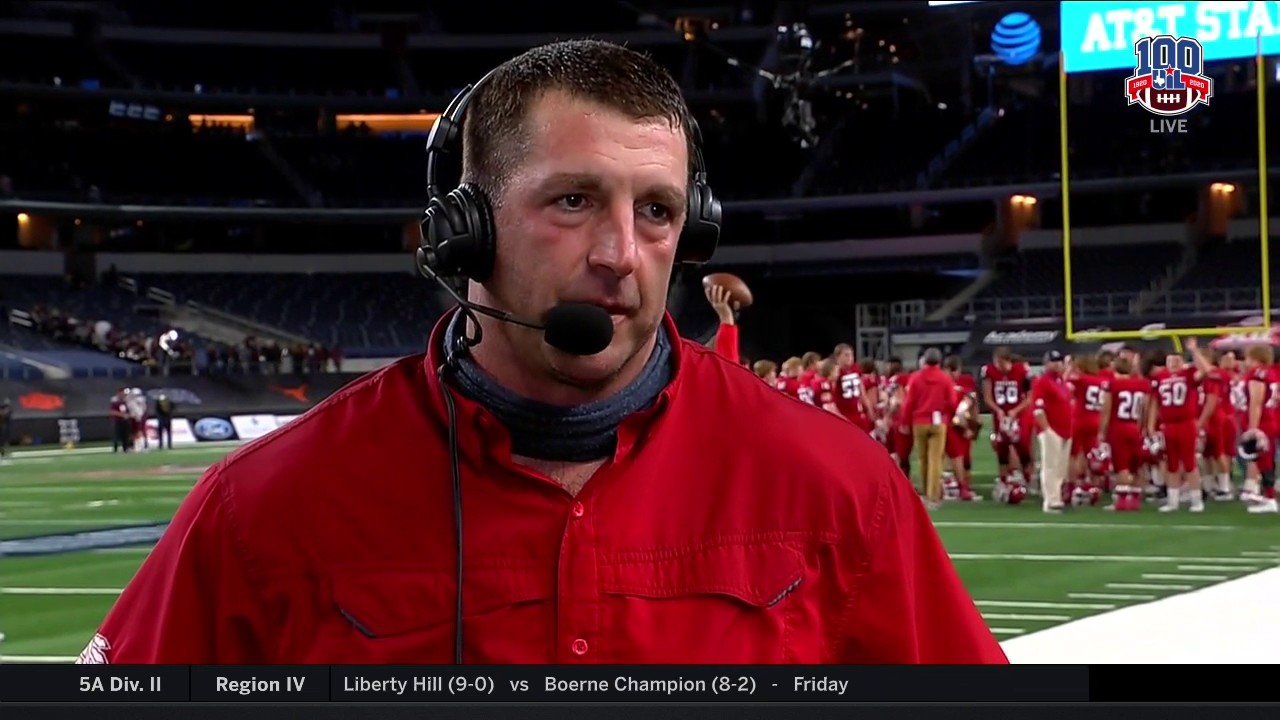 Matt Fanning: 'I've got a lot of confidence in our kids' | UIL State Championship