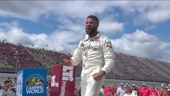 Bubba Wallace Scores Surprise Win During Comeback Race in Michigan | 2017 TRUCK SERIES