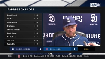 Padres manager Andy Green talks about Austin Hedges' recent success