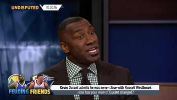 Kevin Durant says he wasn't close with Russell Westbrook, but why say anything? | UNDISPUTED